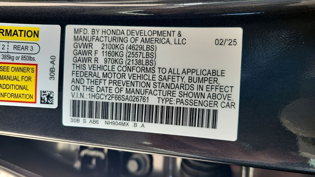 Used 2025 Gray Honda EX-L image 25