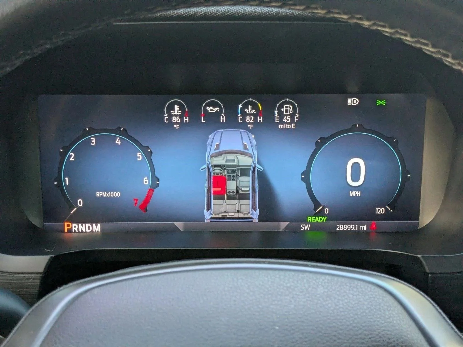 Used 2024 Antimatter Blue Metallic Ford XLT image 3