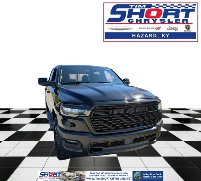 New 2026 Diamond Black Crystal Pearl-Coat Exterior Paint RAM Warlock image 1