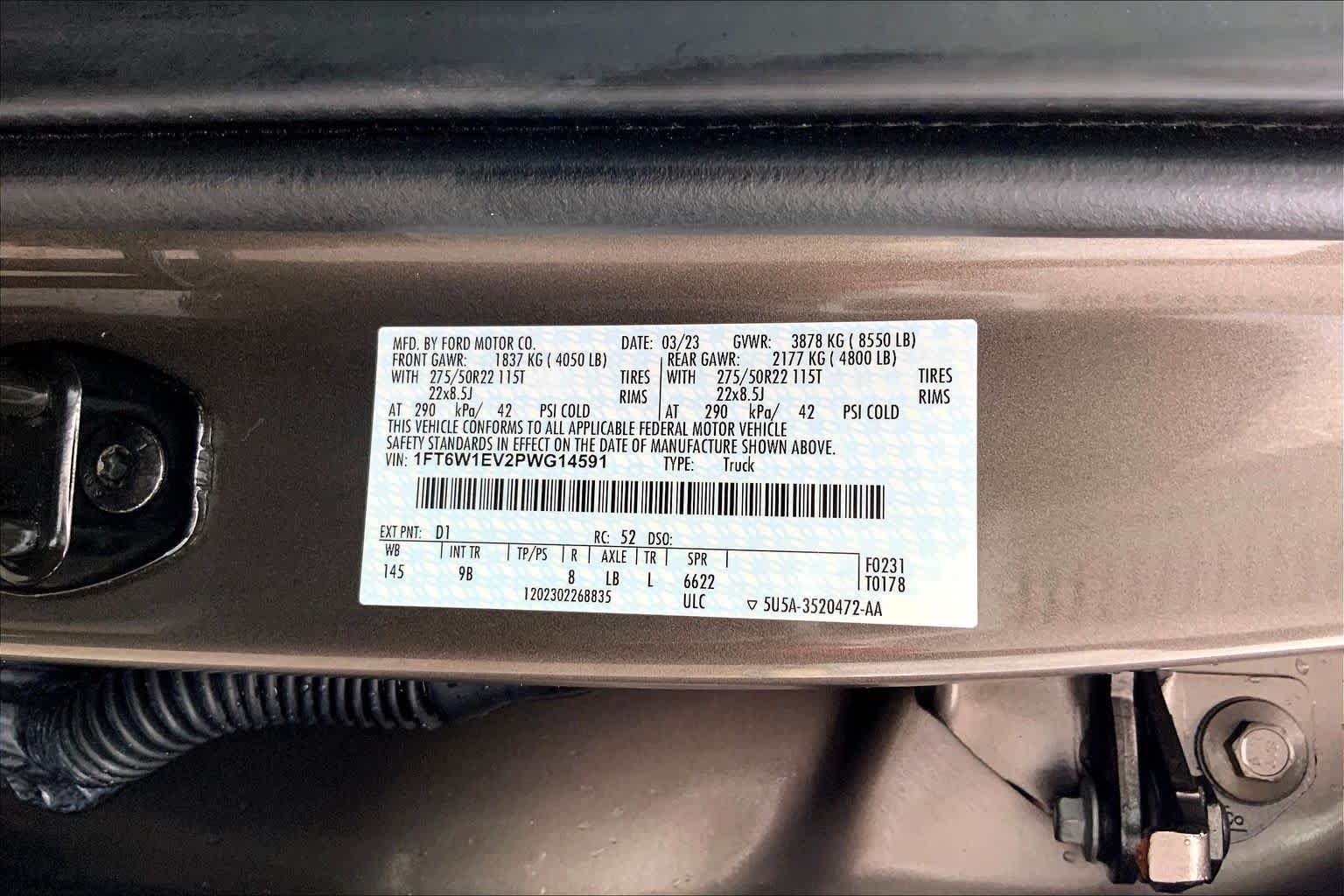 Used 2023 Stone Gray Ford Platinum image 65