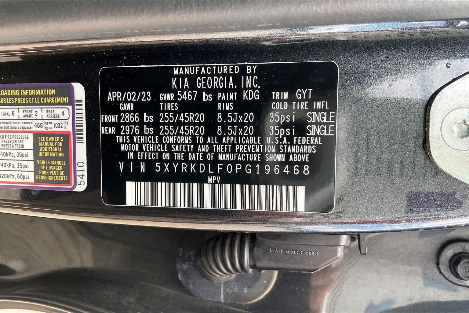 Used 2023 Ebony Black Kia SX image 35