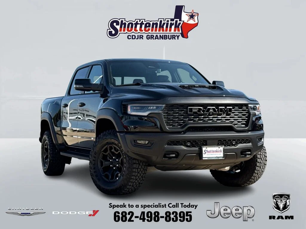 New 2026 Diamond Black Crystal Pearl-Coat Exterior Paint RAM RHO image 1