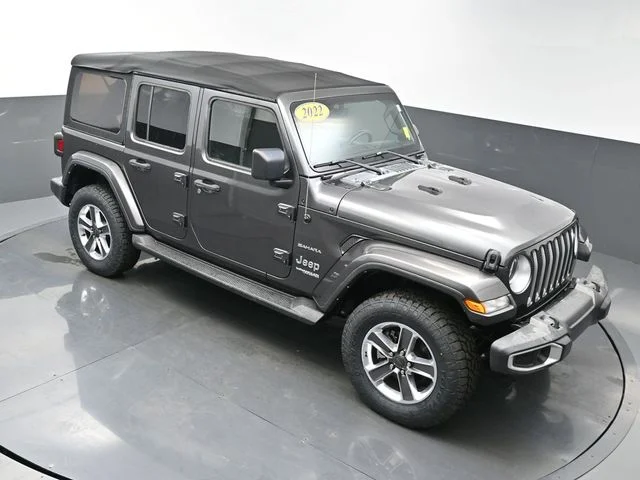 Used 2022 Gray Jeep Unlimited Sahara image 56
