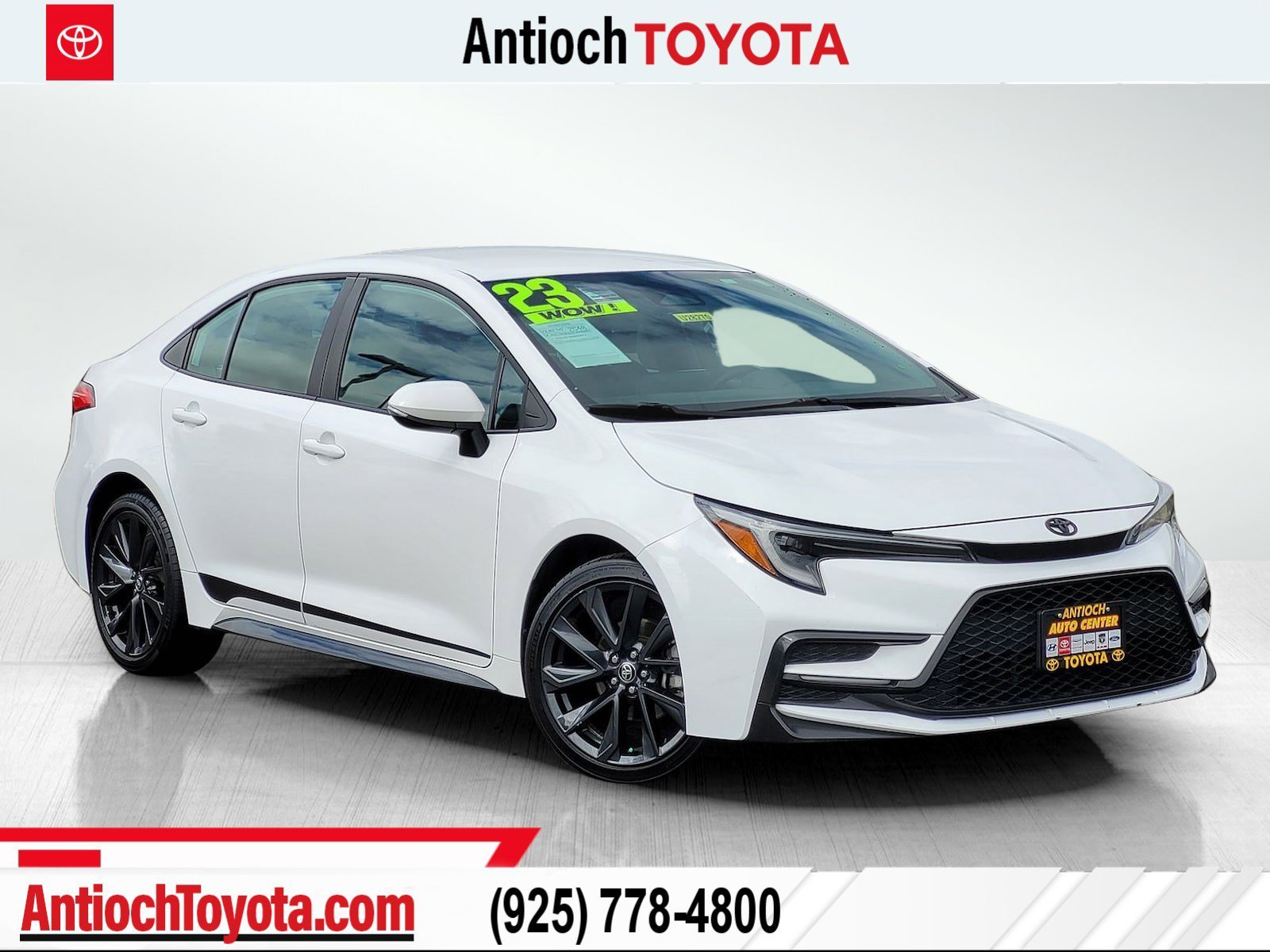 Used 2023 White Toyota SE image 1