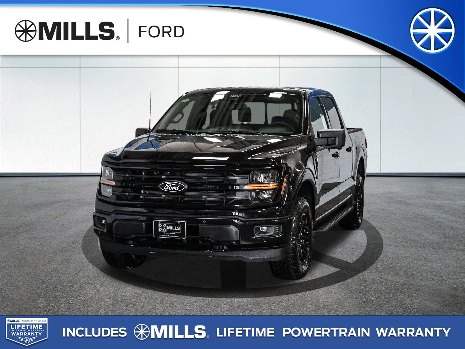 New 2026 Agate Black Metallic Ford XLT image 1