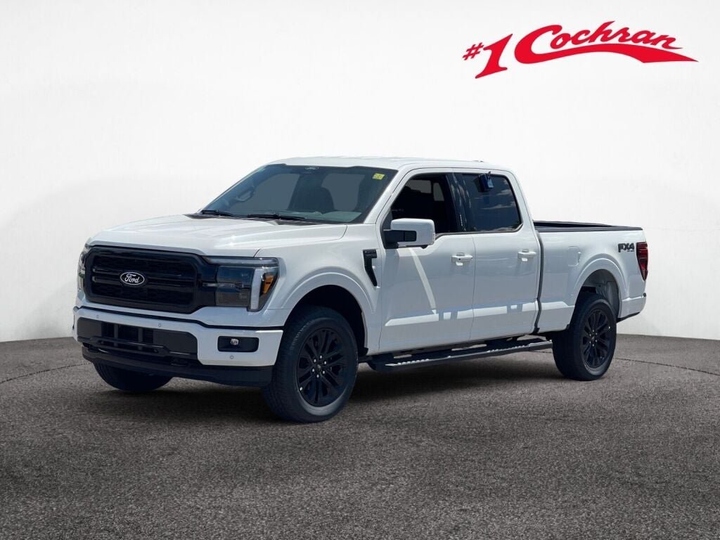 New 2026 Star White Metallic Tri-Coat Ford LARIAT image 3