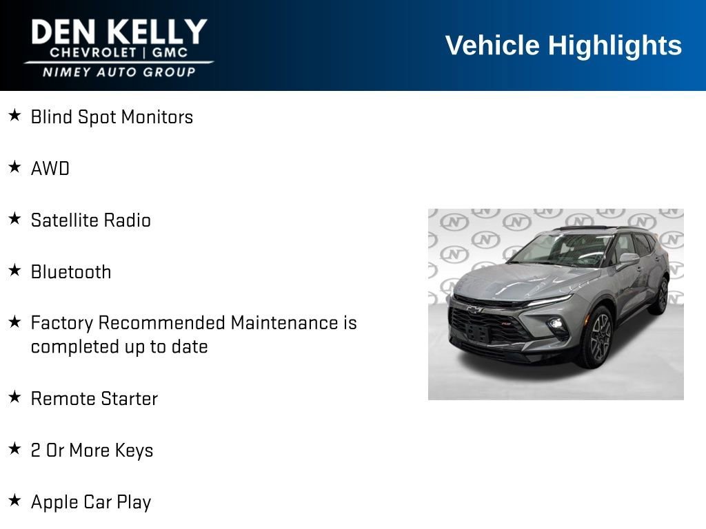 Used 2024 Sterling Gray Metallic Chevrolet RS image 10