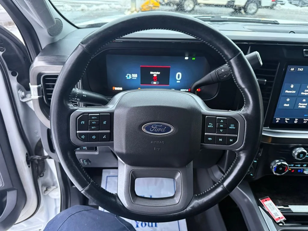 Used 2024 Star White Metallic Tri-Coat Ford Lariat image 20