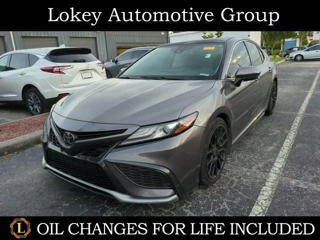 Used 2021 Gray Toyota XSE V6 image 1