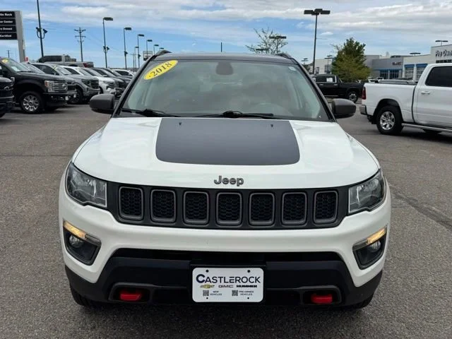 Used 2018 White Jeep Trailhawk 4x4 image 9