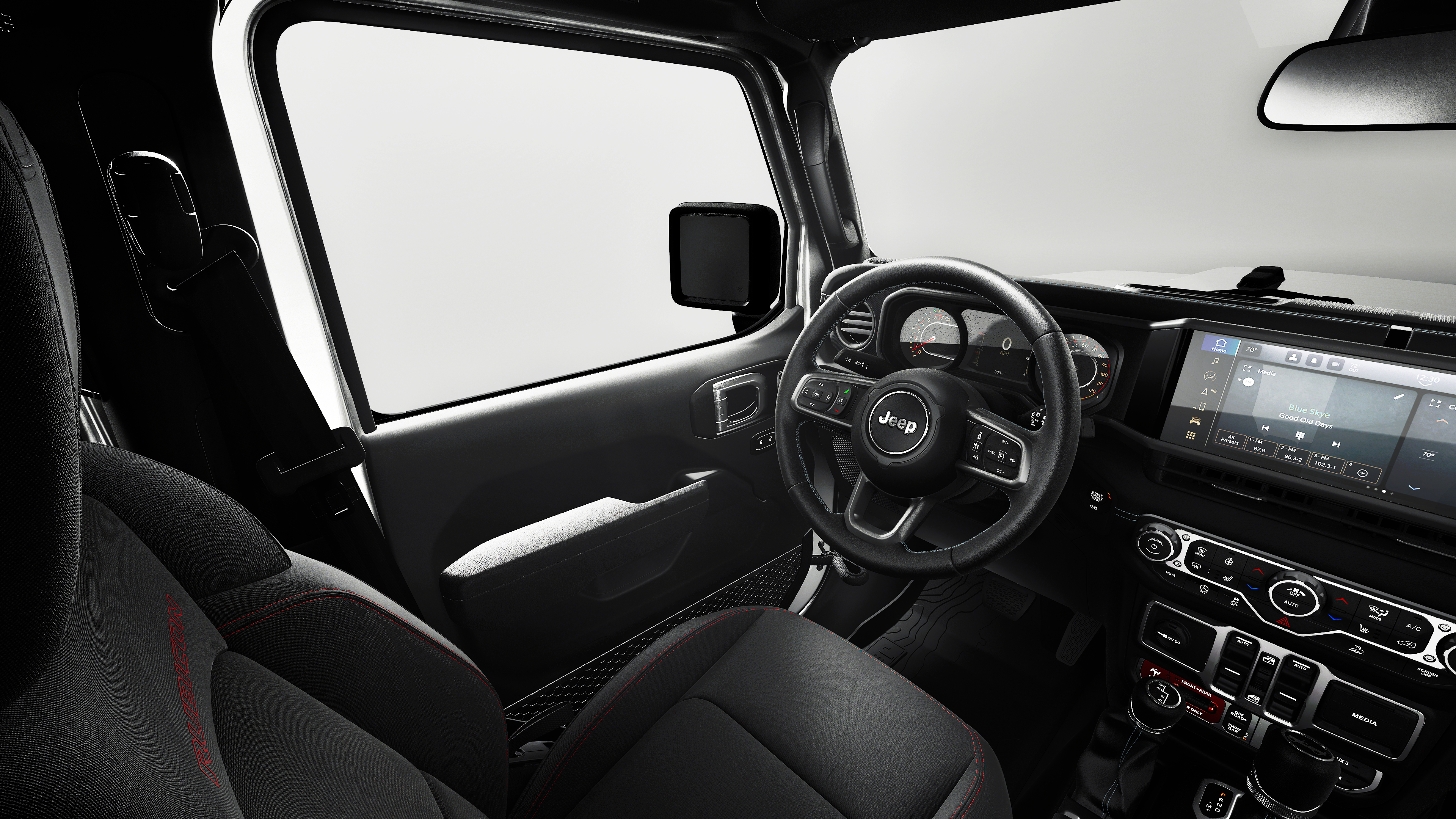 New 2027 Bright White Clear-Coat Paint Jeep Rubicon image 8