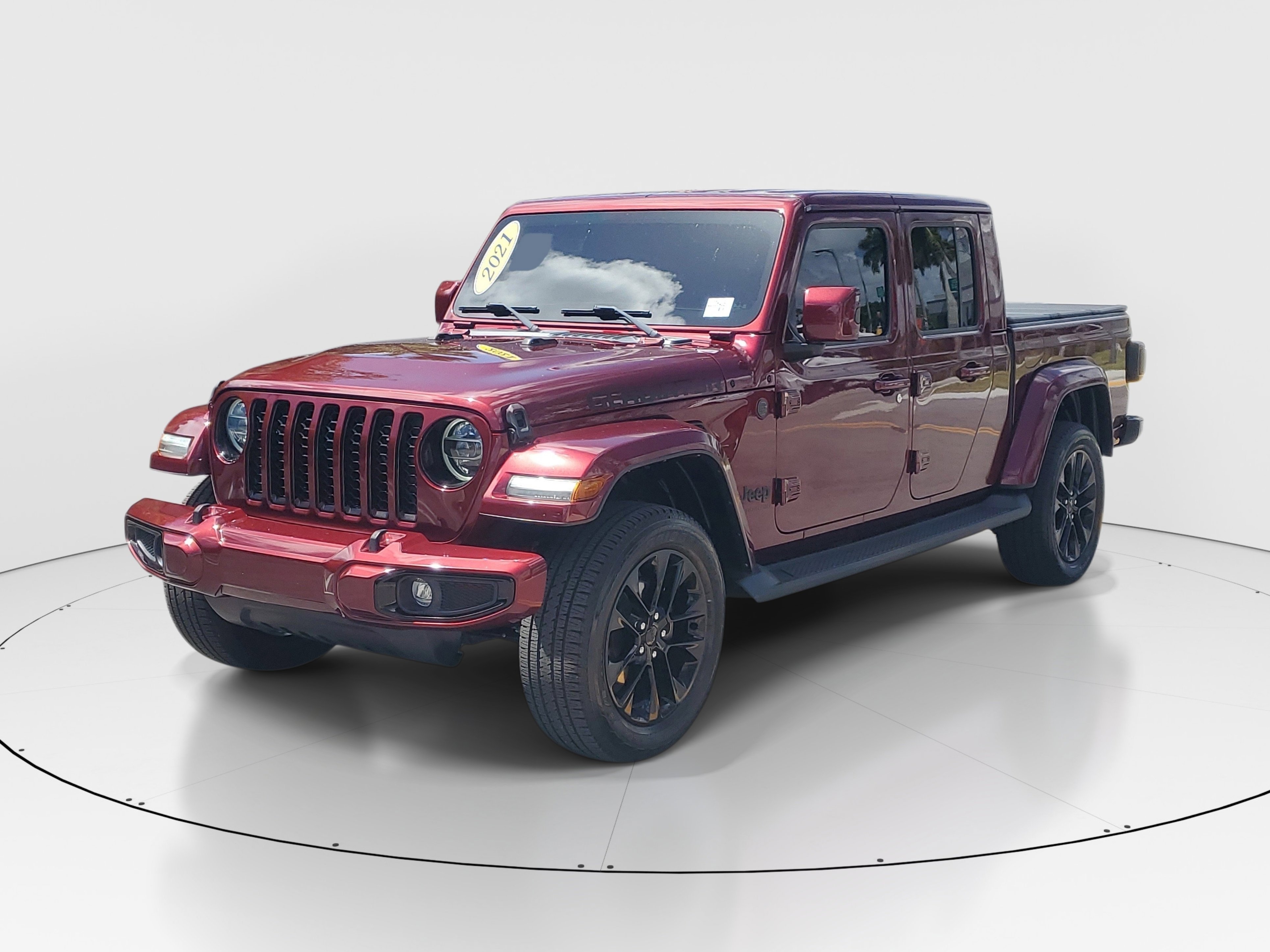 Used 2021 Snazzberry Pearlcoat Jeep High Altitude image 3