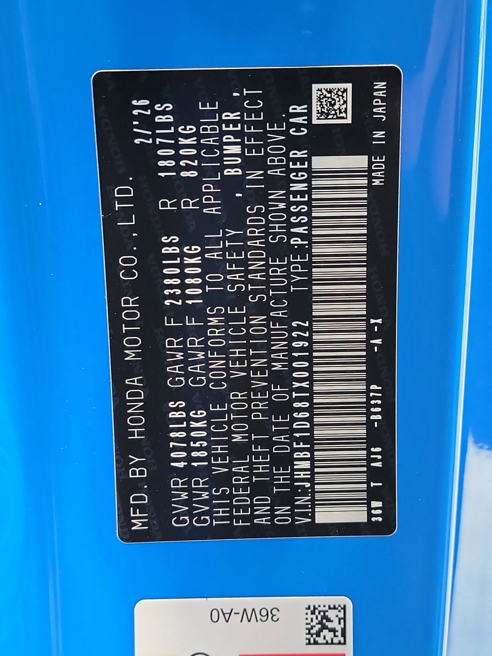 New 2026 Boost Blue Pearl Honda  image 32