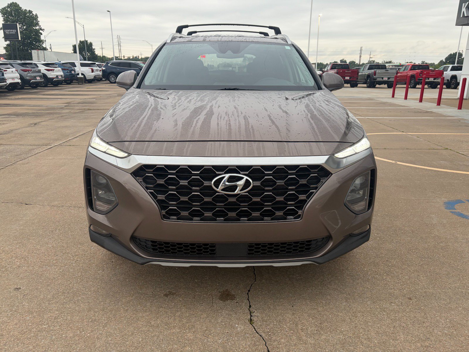 Used 2020 Hyundai Santa Fe SEL with VIN 5NMS33AD2LH266241 for sale in Wagoner, OK
