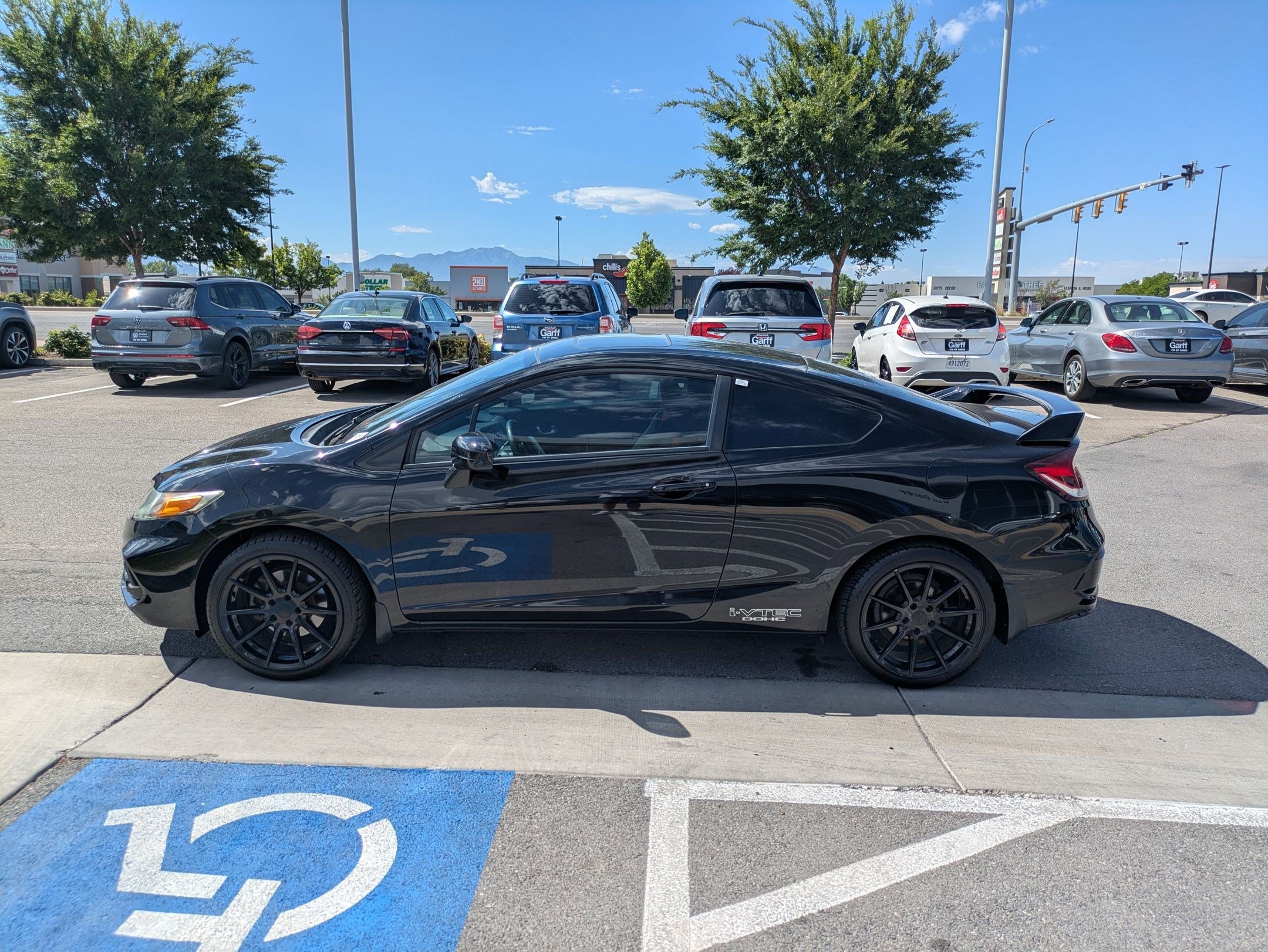 Used 2015 Crystal Black Pearl Honda Si image 6