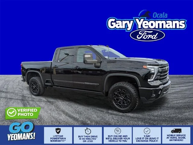 Certified Used 2024 Black Chevrolet High Country image 1