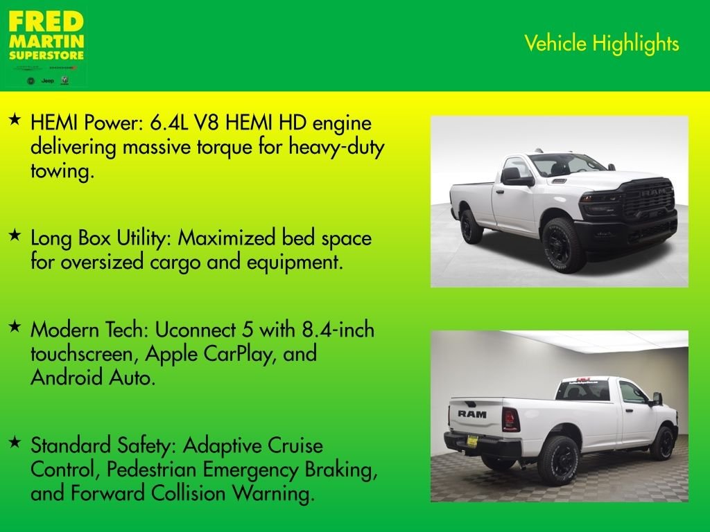 New 2026 Bright White Clear-Coat Exterior Paint RAM Tradesman image 14