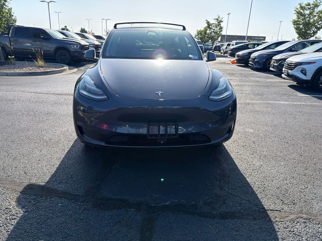 Used 2021 Tesla Model Y Long Range with VIN 5YJYGDEE0MF080157 for sale in Kansas City