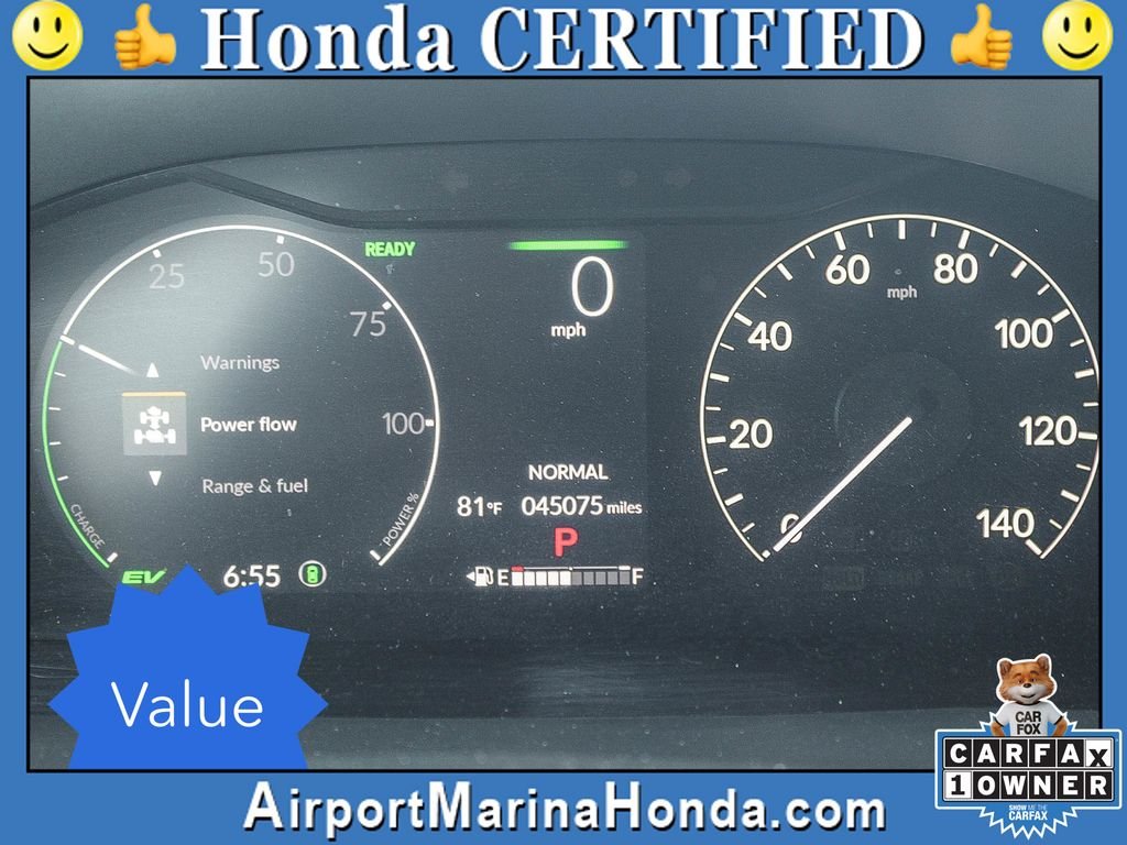 Certified Used 2024 Platinum White Pearl Honda HYBRID 2WD SPORT-L image 26