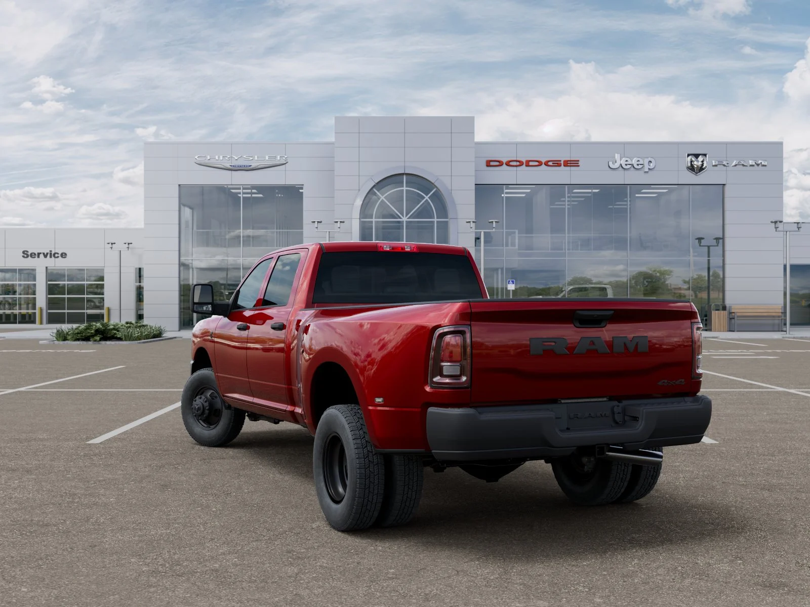 New 2026 Molten Red Pearl-Coat Exterior Paint RAM Tradesman image 29