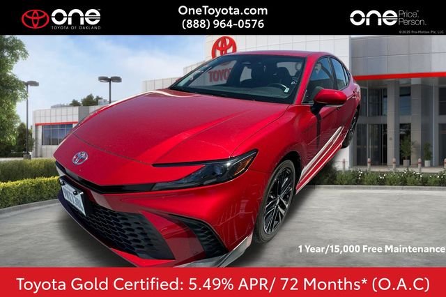Used 2025 Red Toyota SE image 1