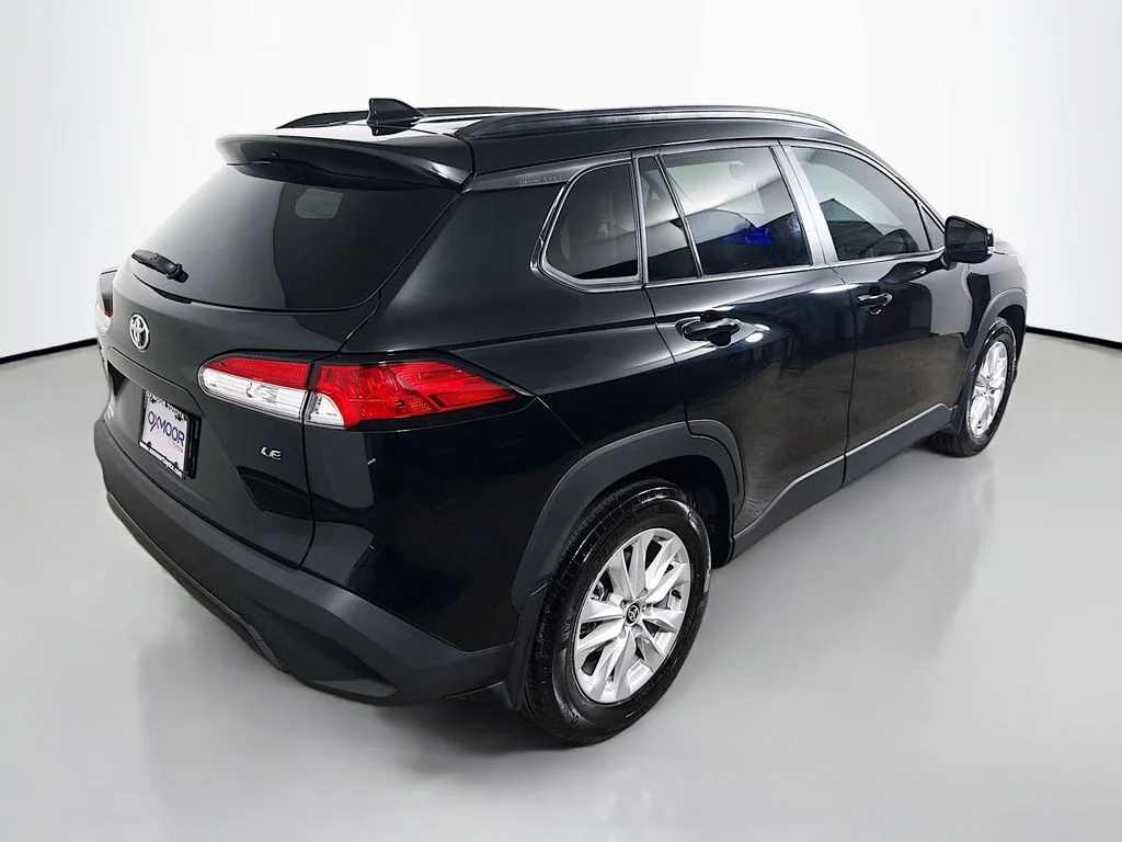 Certified Used 2025 Jet Black Toyota LE image 7