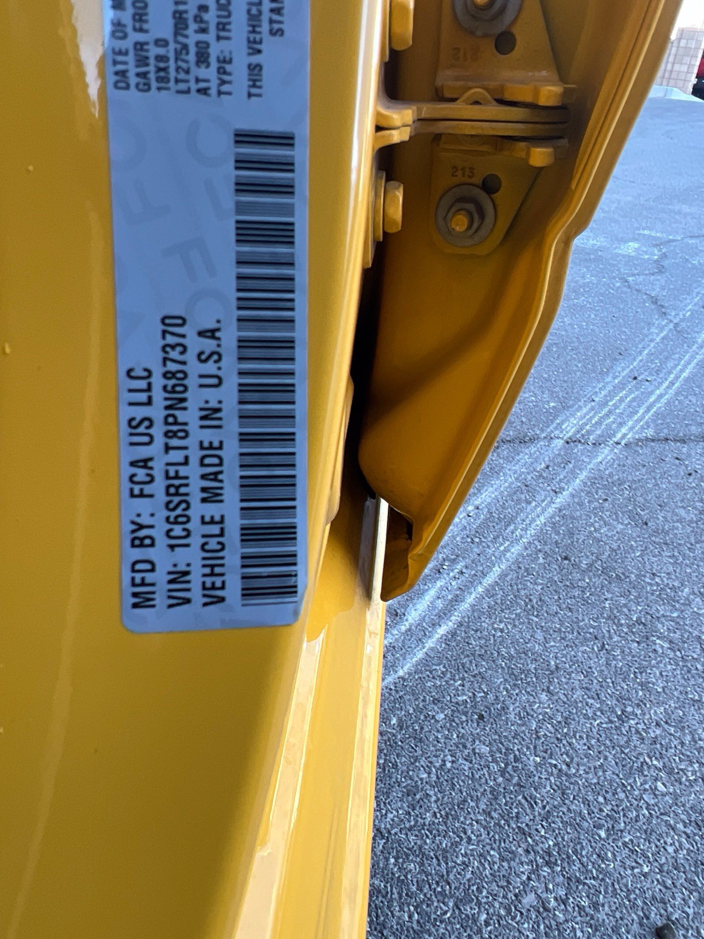 Used 2023 Yellow Ram Rebel image 28