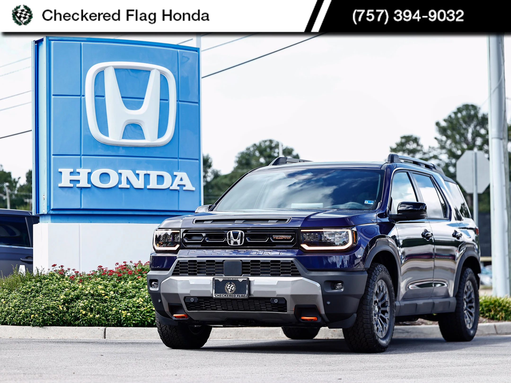 New 2026 Obsidian Blue Pearl Honda TrailSport image 1