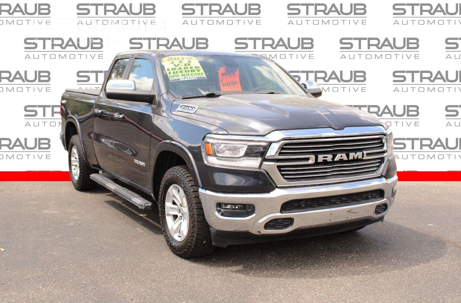 Used 2019 Maximum Steel Metallic Clearcoat Ram Laramie image 1