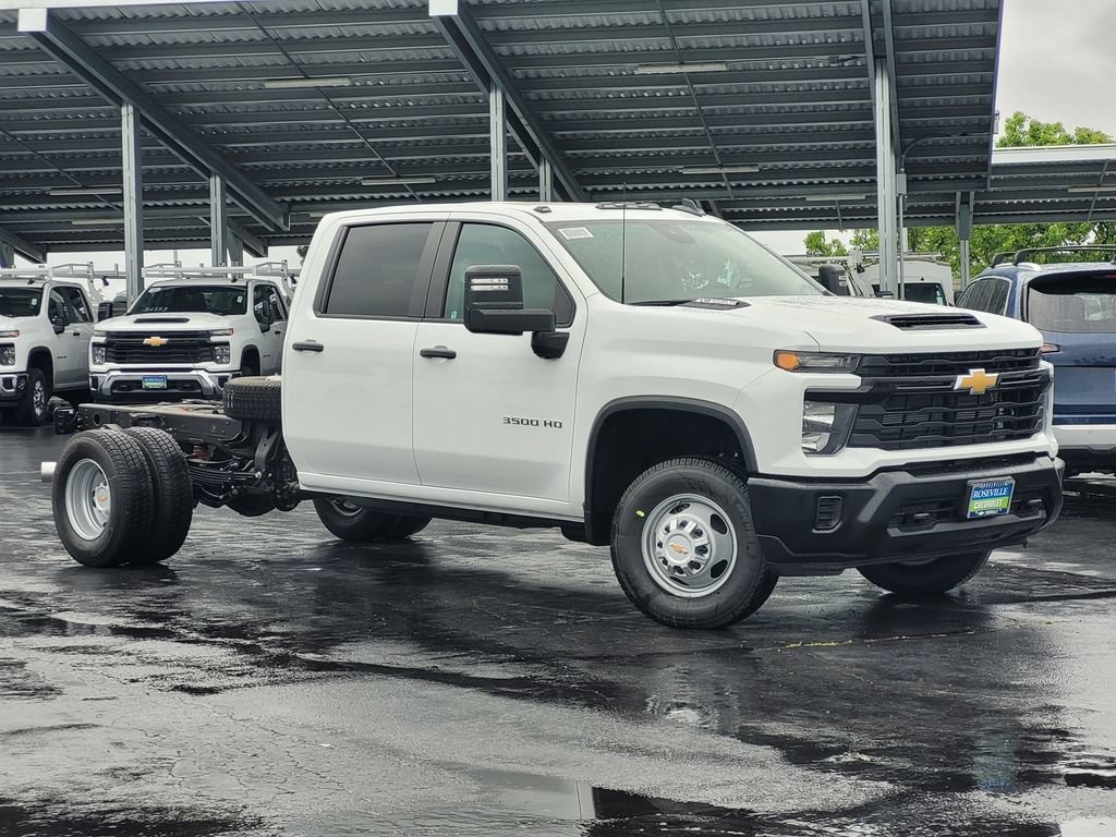 2026 Chevrolet Silverado 3500 HD Chassis Cab Work Truck Crew Cab for sale - Stock #26F0080 - White - New at My True Fleet
