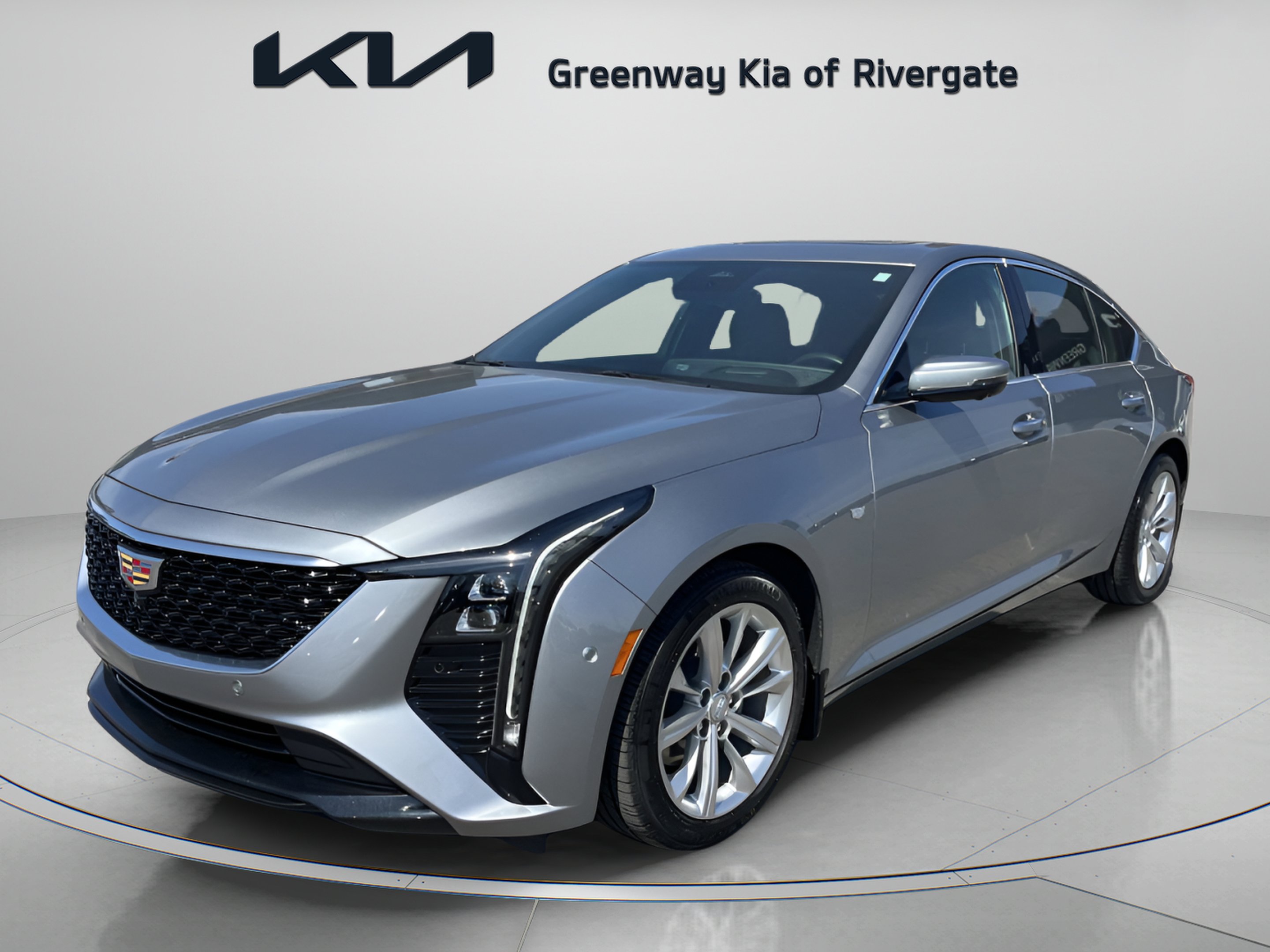Used 2025 Argent Silver Metallic Cadillac Premium Luxury image 3