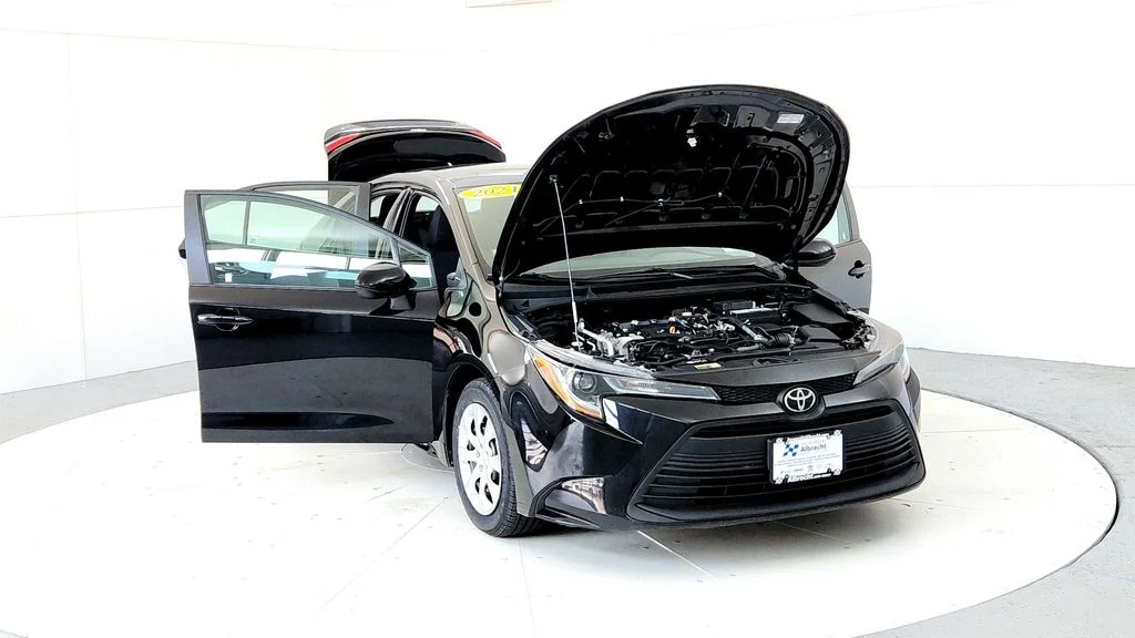 Certified Used 2024 Black Toyota LE image 9