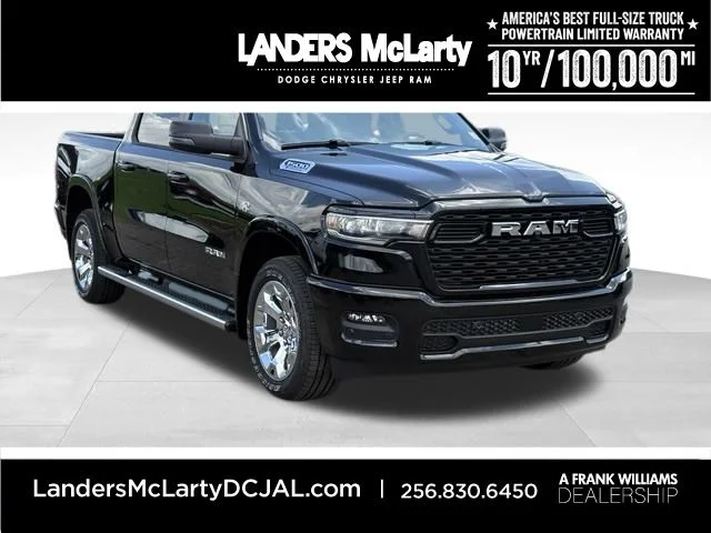 New 2026 Diamond Black Crystal Pearl-Coat Exterior Paint RAM Big Horn/Lone Star image 1