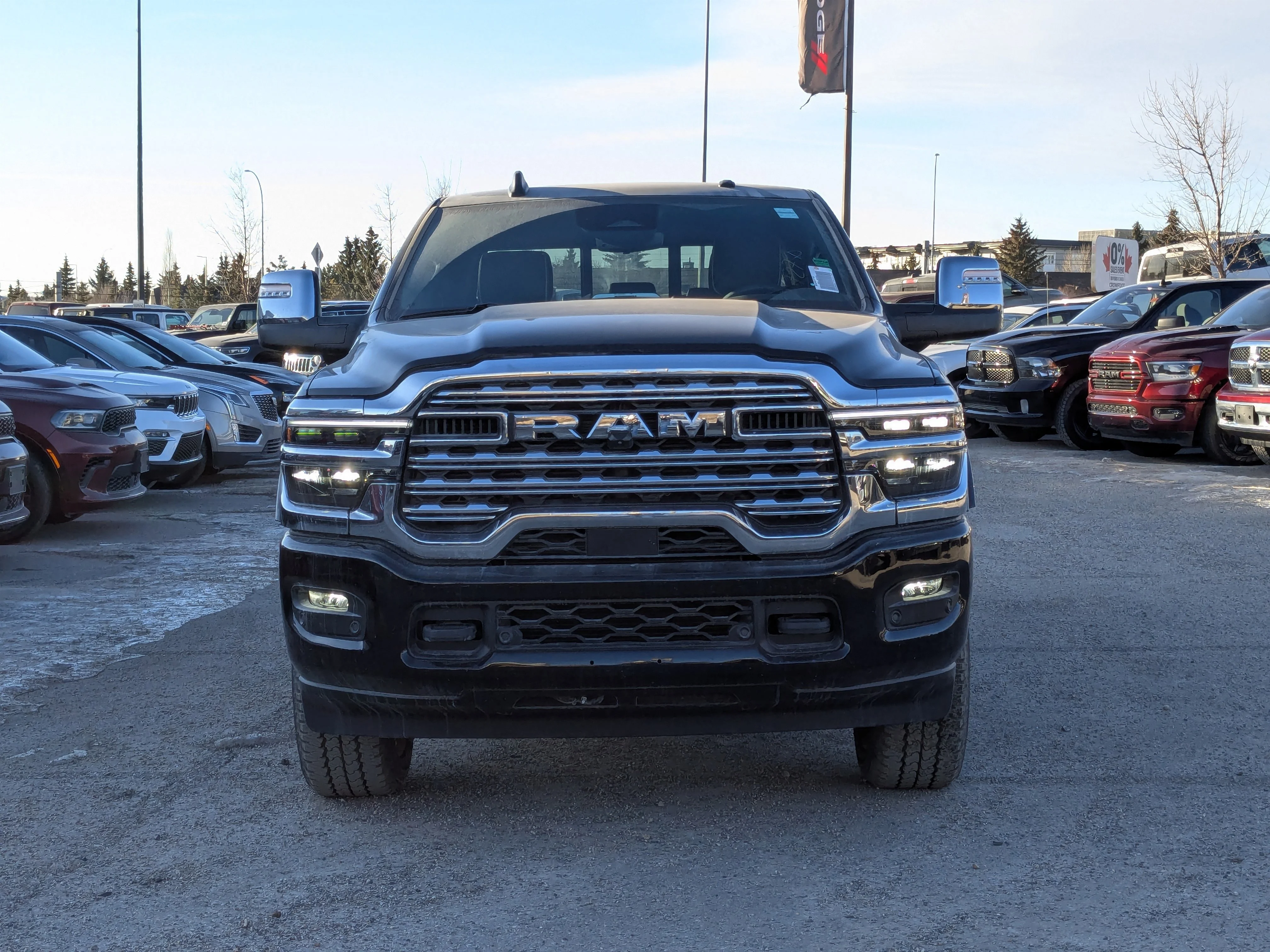 New 2026 Black RAM Limited - - Night Edition - Limited Level 1 Equip Grp - Power Sunroof - 6.7L Cummins HO Diesel & Mor image 3