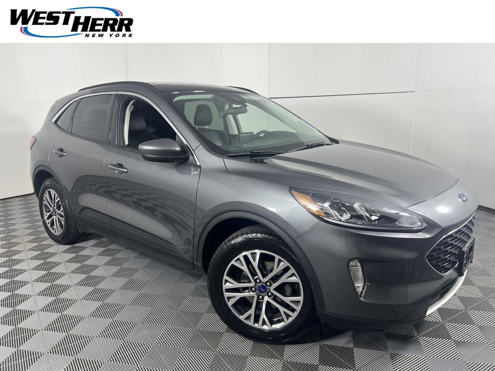 Used 2022 Carbonized Gray Ford SEL image 1