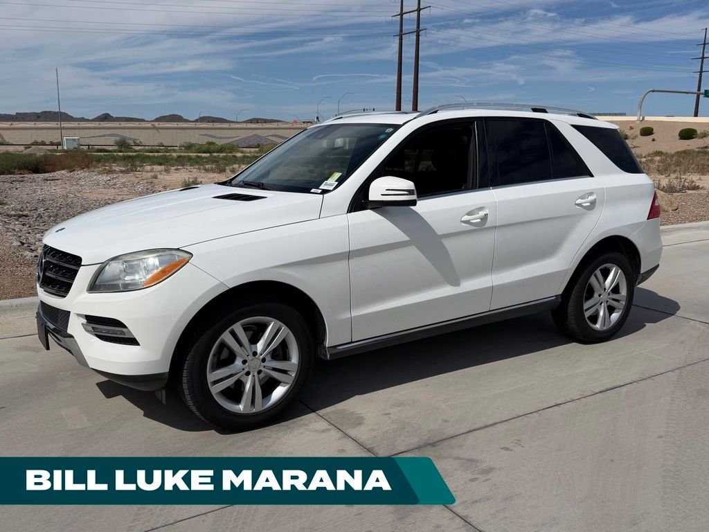 Used 2014 White Mercedes-Benz ML 350 image 1
