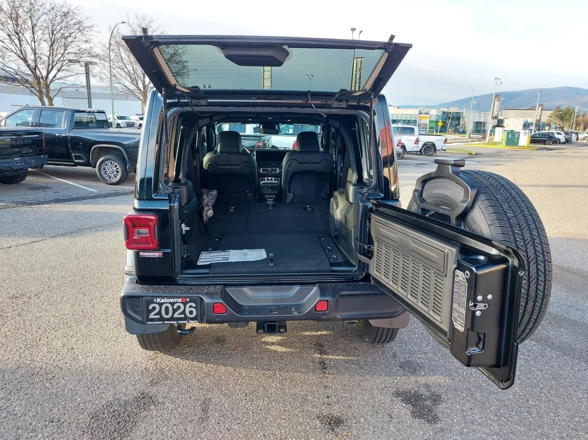 New 2026 Black Jeep Sahara 4 Door 4x4 image 7