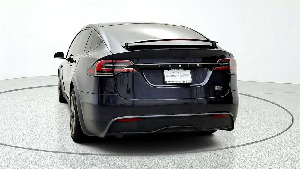 Used 2024 Stealth Grey Tesla Plaid AWD w/ White & Black Vegan Leather Interior image 6