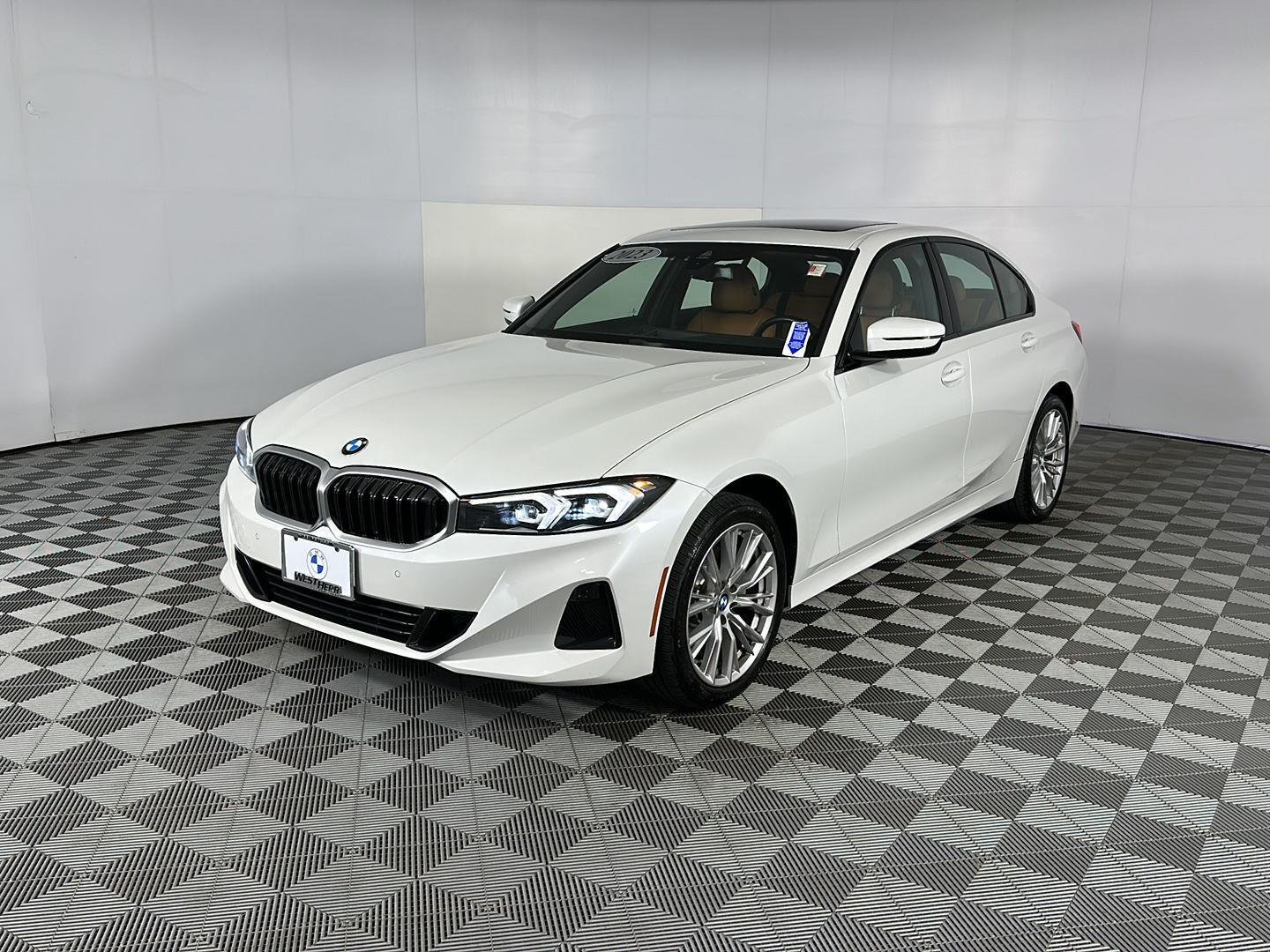 Certified Used 2023 Mineral White Metallic BMW 330i xDrive image 8