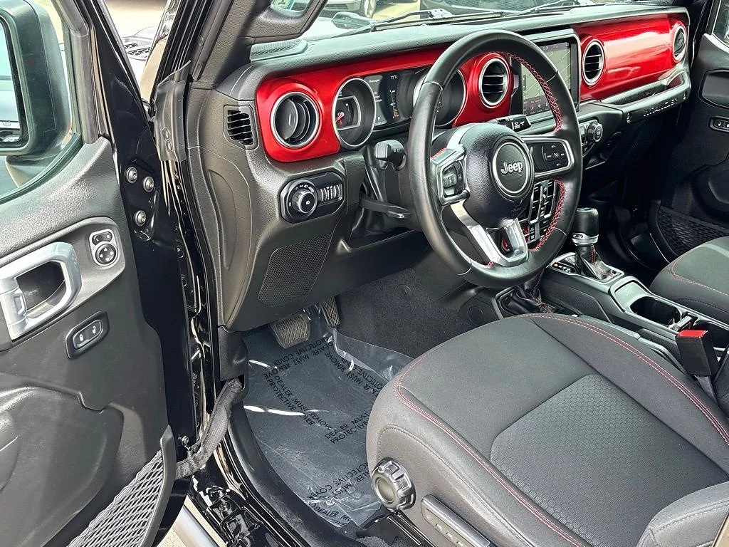 Used 2022 Black Clear Coat Jeep Rubicon image 9