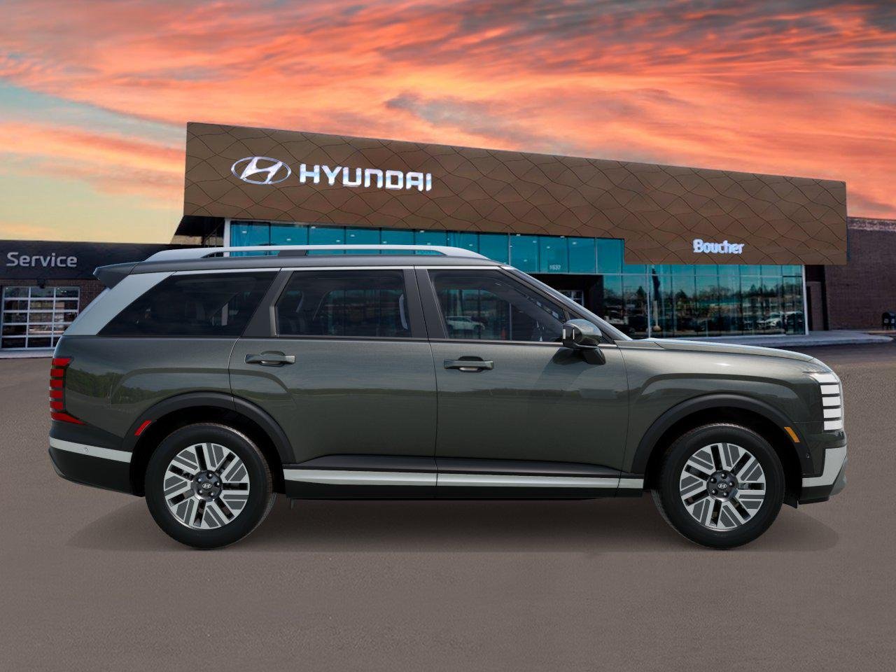 New 2027 Titan Green Pearl Hyundai SEL Premium 8P image 7