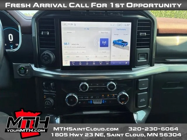 Certified Used 2022 Black Ford Lariat image 12