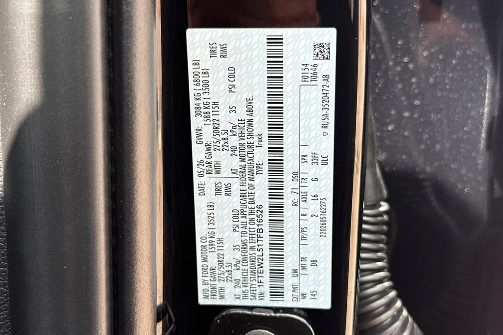 New 2026 Agate Black Metallic Ford STX image 25