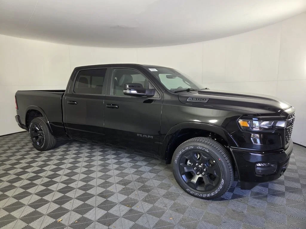 New 2026 Diamond Black Crystal Pearl-Coat Exterior Paint RAM Big Horn image 2