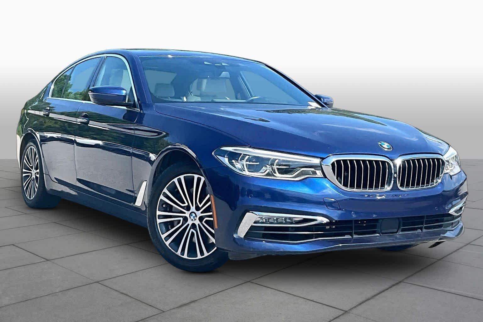 Used 2018 Mediterranean Blue Metallic BMW 530i image 2