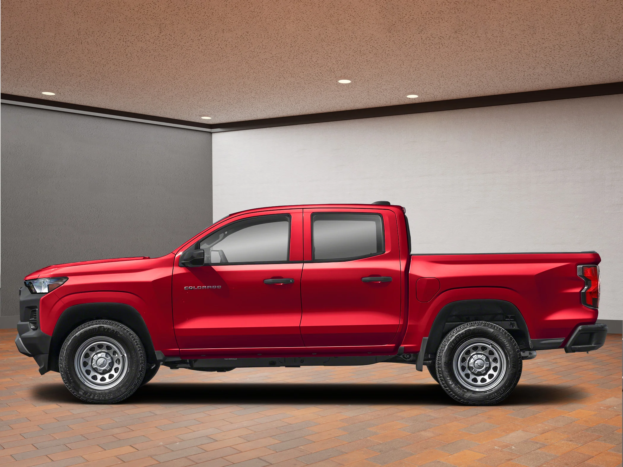New 2026 Red Chevrolet Crew Cab Short Box 4-Wheel Drive Trail Boss image 3