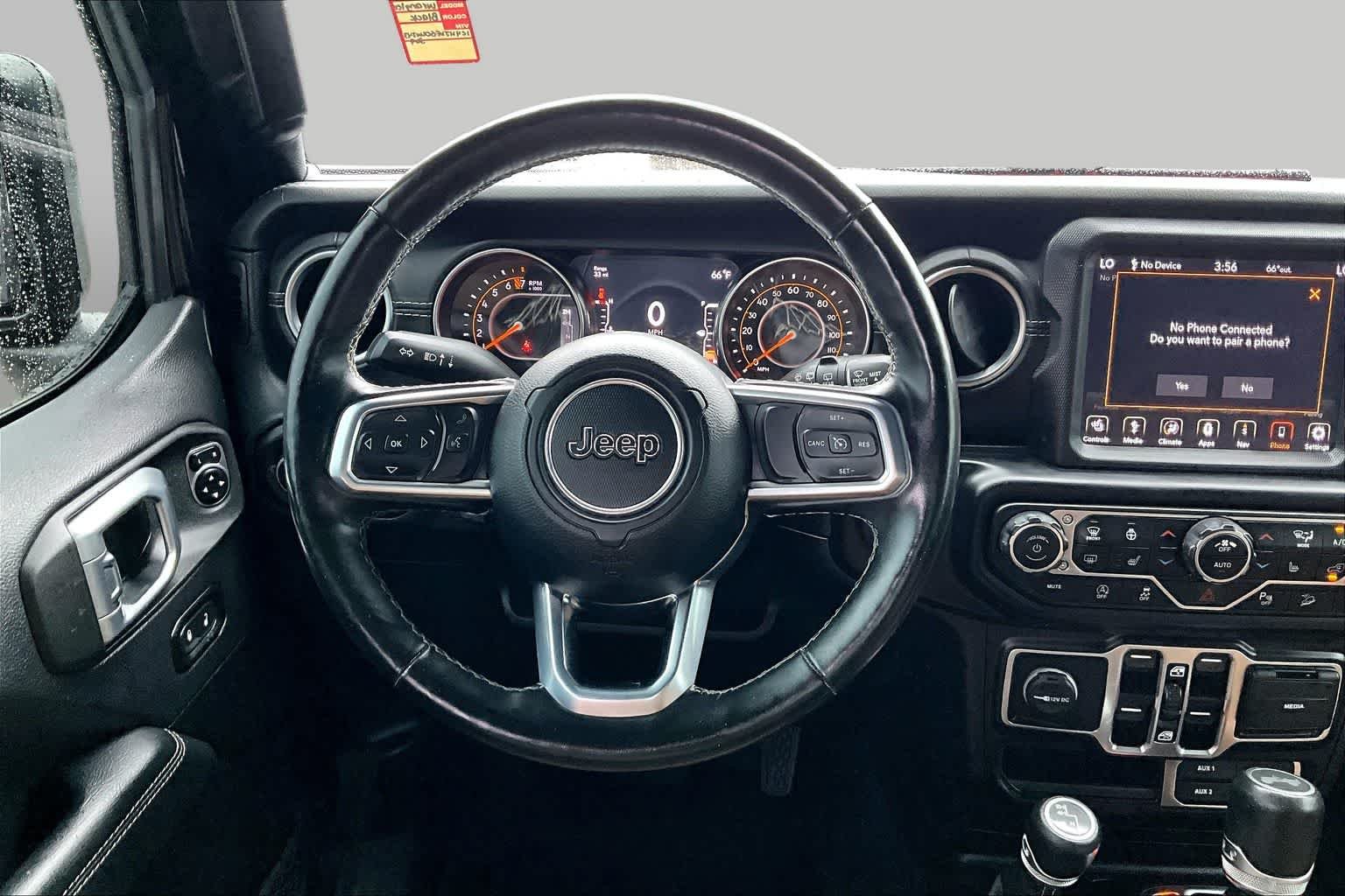 Used 2020 Black Clearcoat Jeep Sahara image 6