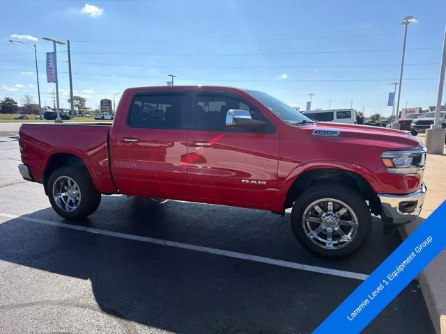 Used 2019 Flame Red Clearcoat Ram Laramie image 4