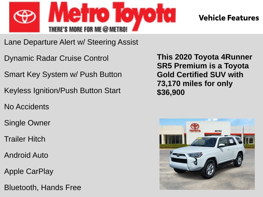 Certified Used 2020 White Toyota SR5 Premium image 11