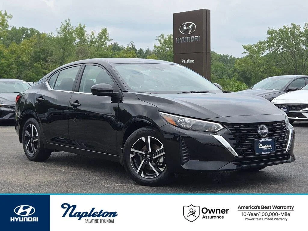 Used 2025 Super Black Nissan SV image 1